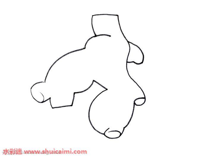 生姜怎么画 生姜简笔画彩色