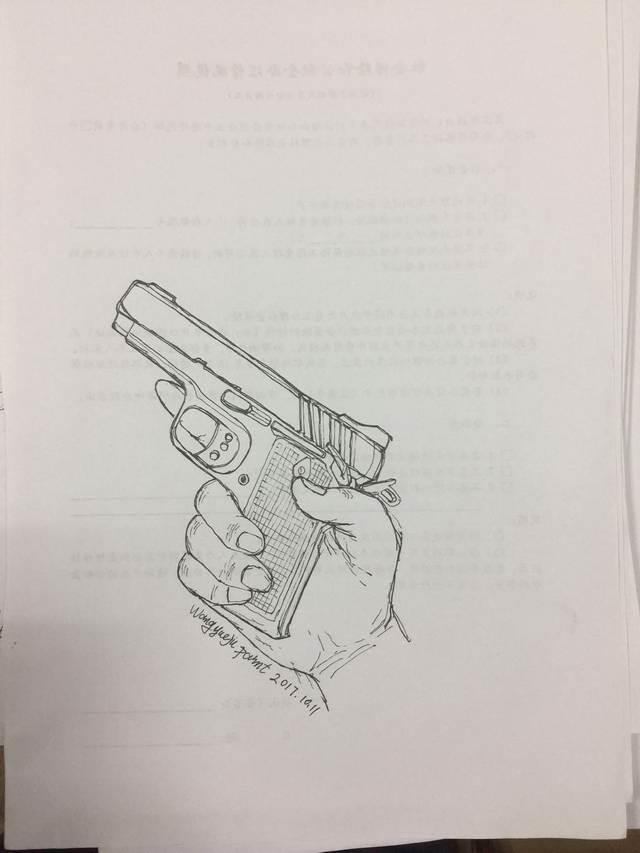 枪简笔画图片大全 狙击枪简笔画图片大全