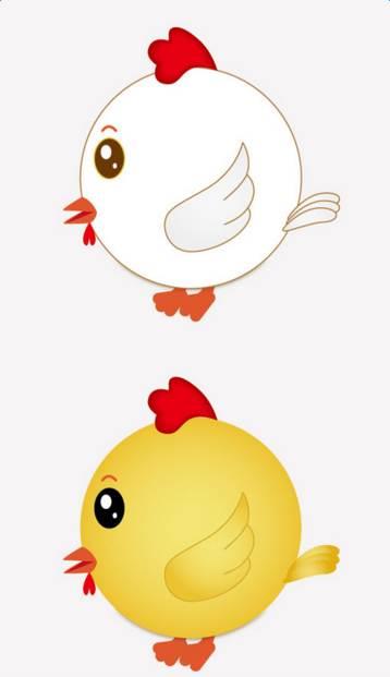 鸡的简笔画 鸡的简笔画简单又好看