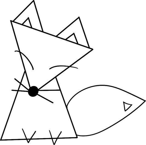狡猾的狐狸的简笔画怎么画 狡猾的狐狸简笔画好看