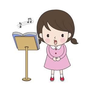 唱歌简笔画 唱歌简笔画小女孩可爱