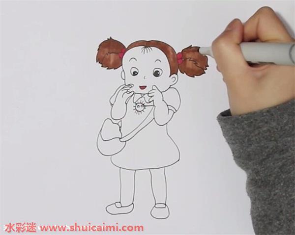 小梅怎么画 小梅简笔画步骤