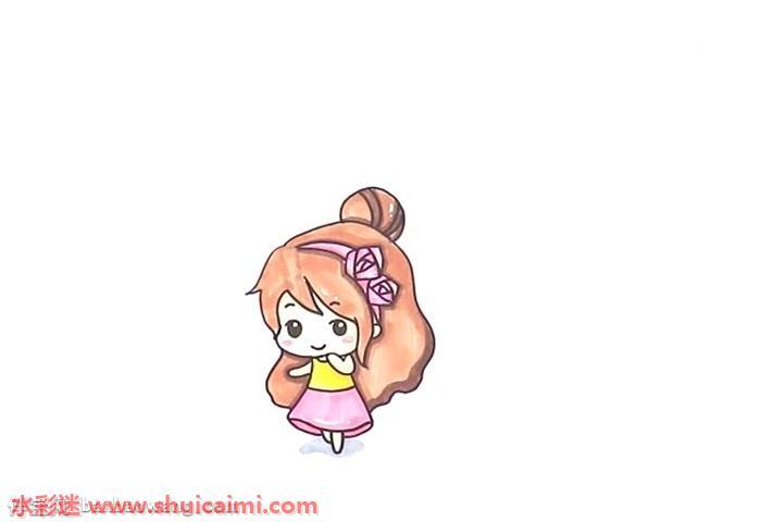 可爱处女座怎么画 处女座简笔画简单易画彩色