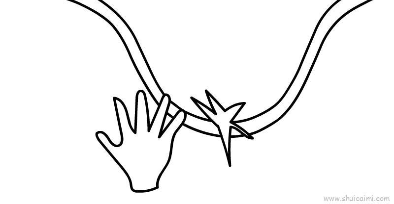 漏电火花儿童画怎么画 漏电火花简笔画画法