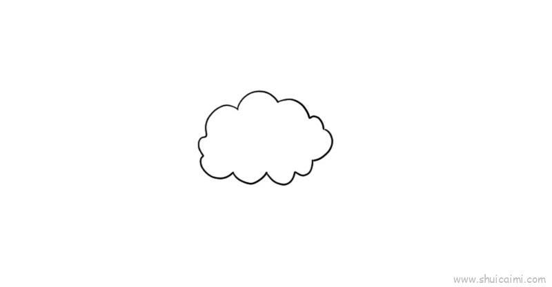 白云儿童画怎么画 白云简笔画简单
