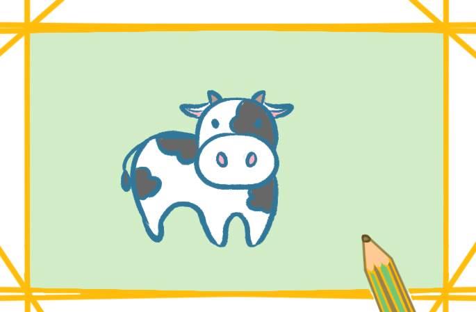 奶牛的简笔画图片大全 奶牛的简笔画图片大全彩色