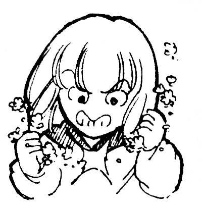 生气的表情简笔画 生气的表情简笔画图片