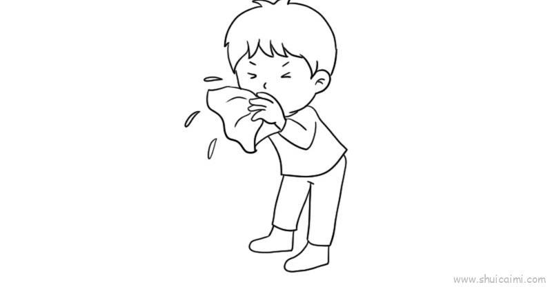 新型肺炎儿童画怎么画 新型肺炎简笔画简单又好看
