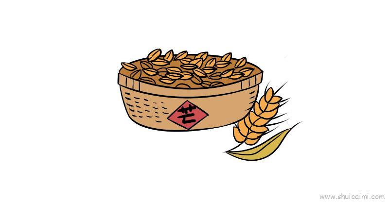 芒种儿童画怎么画 芒种简笔画图片