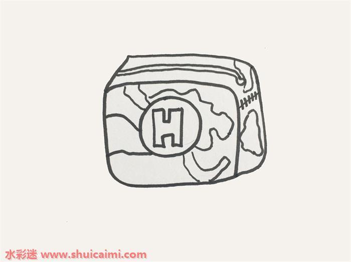 吃鸡急救包怎么画 吃鸡急救包简笔画图片大全带颜色