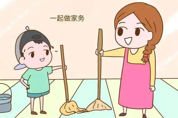 做家务简笔画图片大全 做家务简笔画图片大全彩色