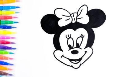 米妮简笔画 米妮简笔画图片