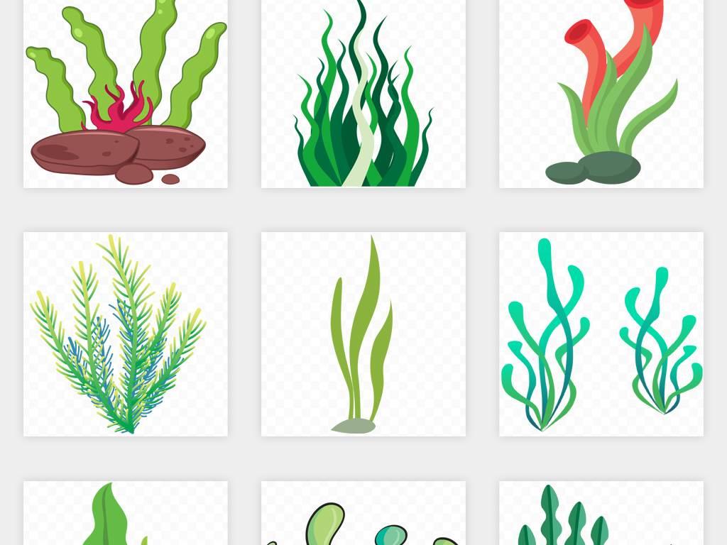 海草简笔画 海草简笔画简单又漂亮