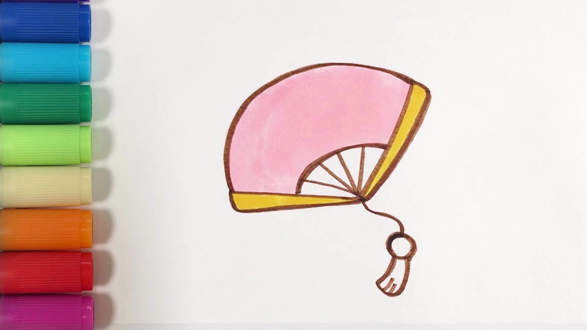 扇子简笔画 扇子简笔画古风