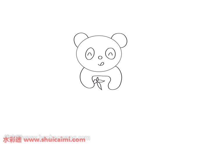 大熊猫怎么画 大熊猫简笔画简单又漂亮彩色
