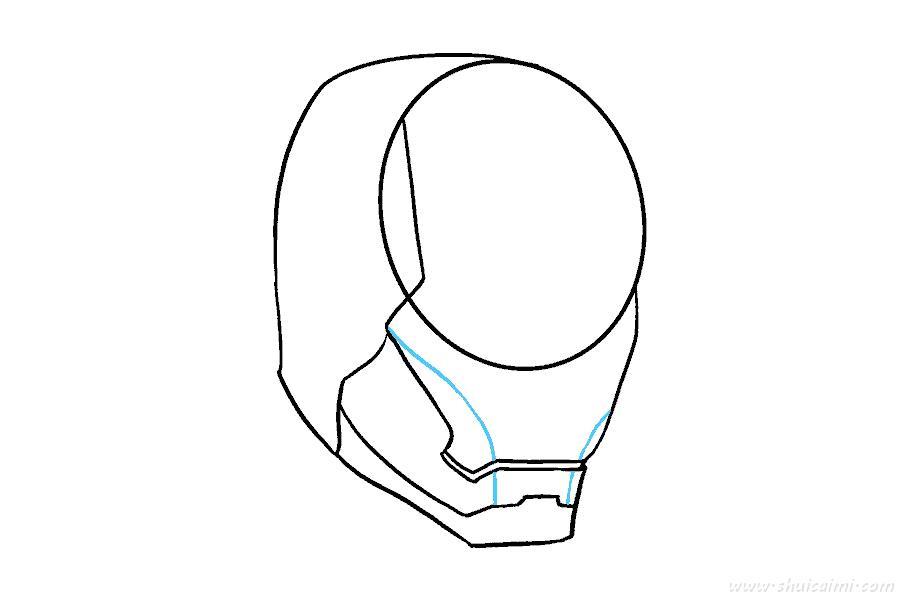 钢铁侠面具怎么画 钢铁侠面具简笔画简单又漂亮彩色