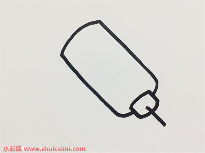 注射器怎么画 注射器简笔画彩色