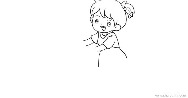 画超市购物儿童画怎么画 画超市购物简笔画顺序