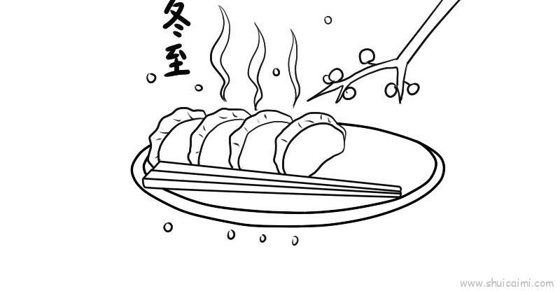 冬至儿童画怎么画 冬至简笔画画法