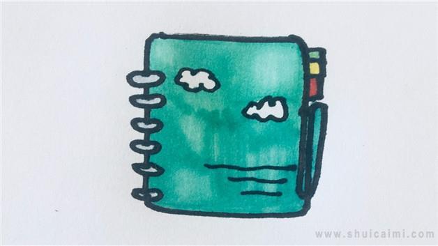 手帐本简笔画怎么画 手帐本简笔画图片