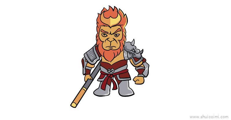 孙悟空儿童画怎么画 孙悟空简笔画好看