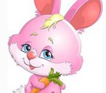 兔子简笔画彩色 兔子简笔画彩色可爱卡通