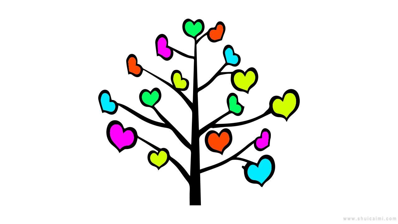 心愿树简笔画怎么画 心愿树简笔画图片大全