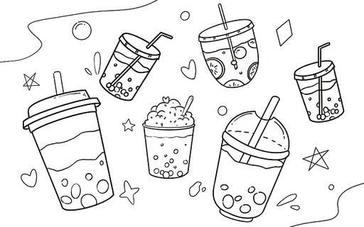 饮料简笔画 饮料简笔画图片大全