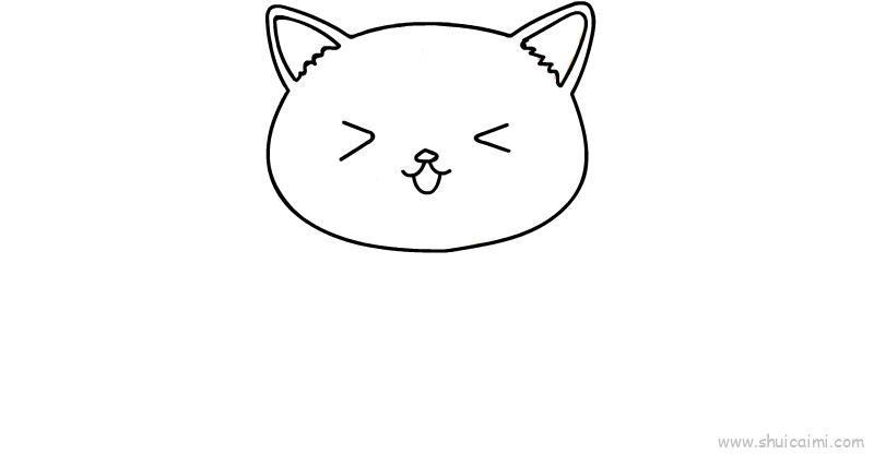 猫儿童画怎么画 猫简笔画好看