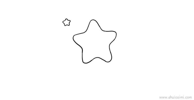 五角星儿童画怎么画 五角星简笔画顺序