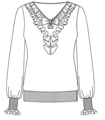 毛衣简笔画 毛衣简笔画彩色