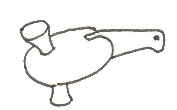 小鸡啄米的简笔画怎么画 小鸡啄米的简笔画画法