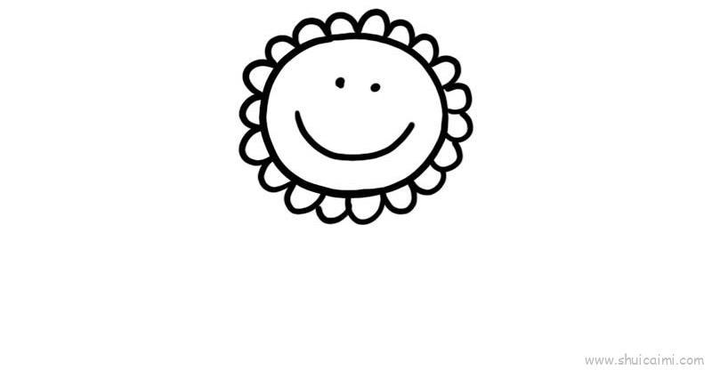 儿童花朵儿童画怎么画 儿童花朵简笔画简单