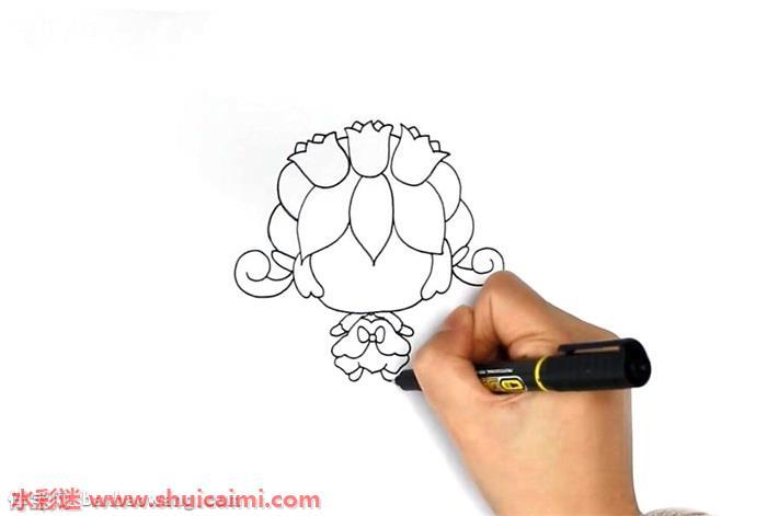 铃兰花精灵王怎么画 铃兰花精灵王简笔画漂亮
