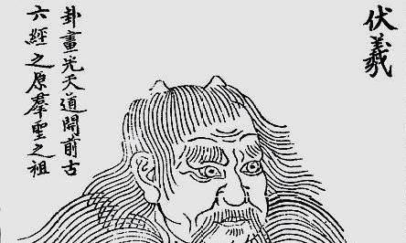 东方天帝伏羲简笔画 伏羲简笔画