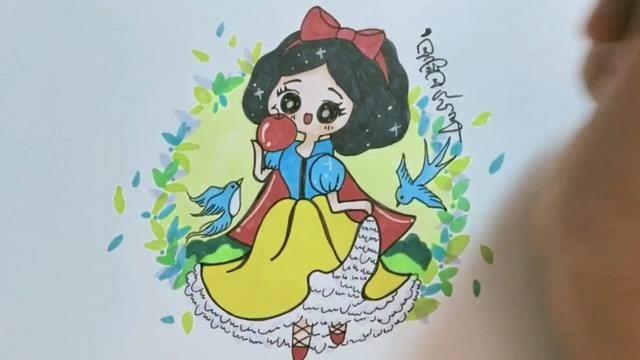 白雪公主简笔画图片 白雪公主简笔画图片大全可爱