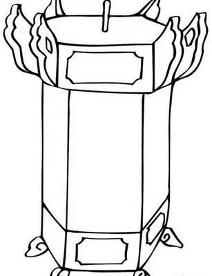 太上老君的丹炉简笔画 丹炉图片简笔画