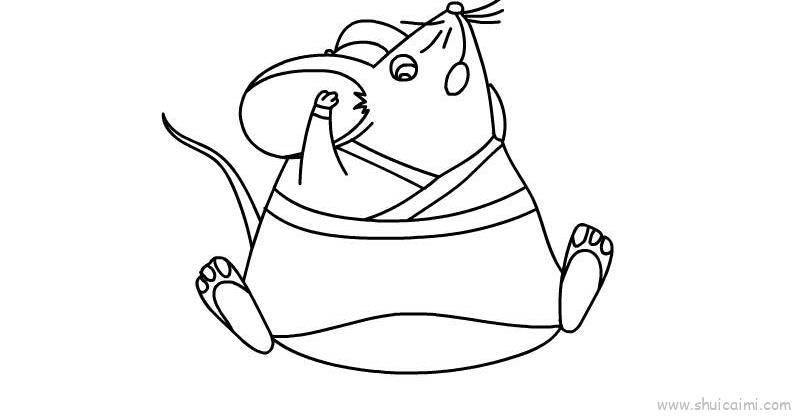 鼠年儿童画怎么画 鼠年简笔画画法