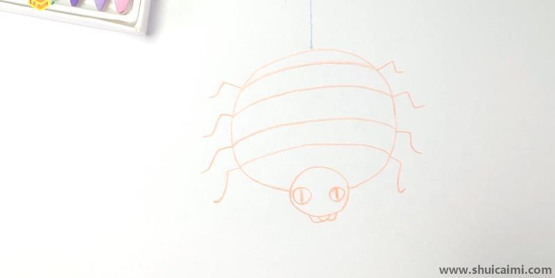 蜘蛛儿童简笔画怎么画 蜘蛛儿童画简单