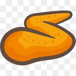 鸡翅简笔画 鸡翅简笔画图片大全彩色