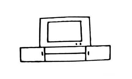 电视简笔画 电视简笔画彩色