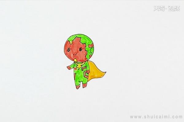 幻视简笔画怎么画 幻视简笔画简单又好看