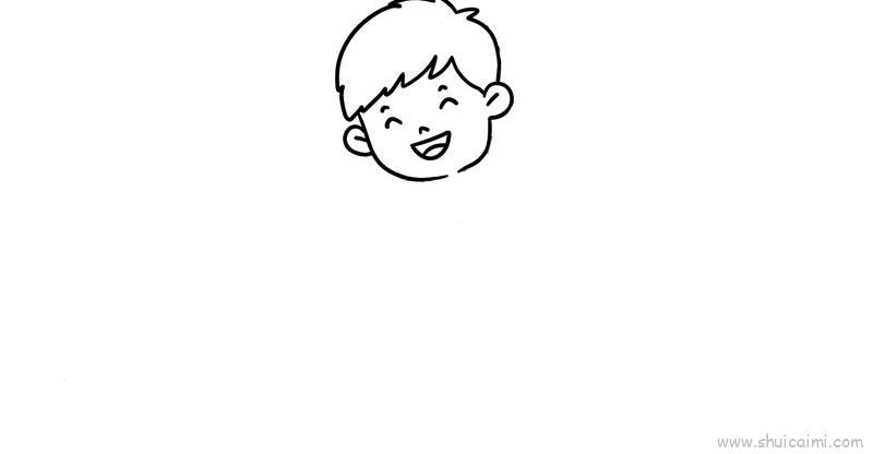 男生儿童画怎么画 男生简笔画顺序