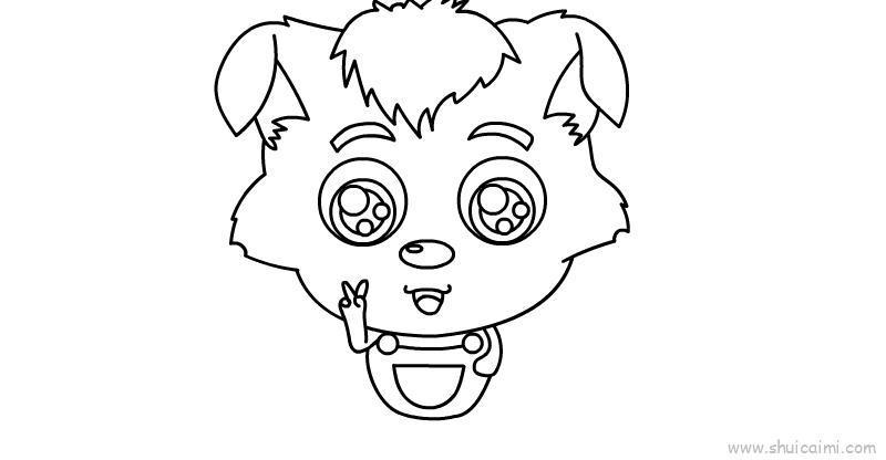 小灰灰儿童画怎么画 小灰灰简笔画画法