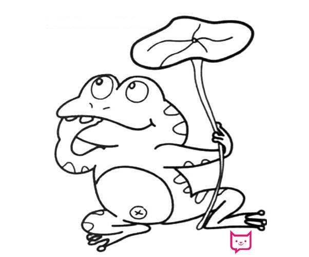简笔画青蛙怎么画 儿童画青蛙简笔画图片大全