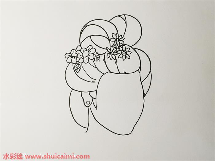 古风人物头发怎么画 古风人物头发简笔画画法