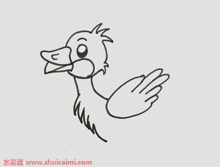鸭简笔画怎么画画法