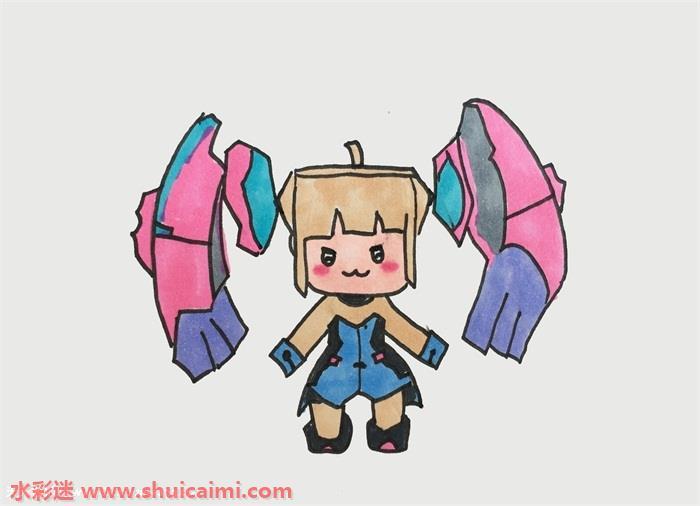 幻音简笔画教程：幻音怎么画简单又漂亮