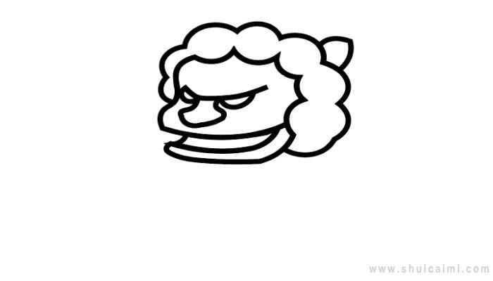 石狮子简笔画怎么画 石狮子简笔画简单
