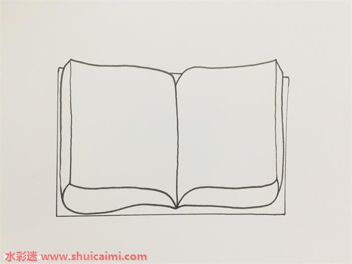 手抄报书本怎么画 手抄报书本简笔画图片带颜色